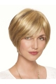 Traditiona Auburn Straight Lace Front Short Synthetic Women Wigs