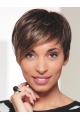 Fashional Brown Short Straight Boycuts New Design Synthetic Women Wigs