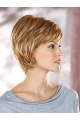 Comfortable Auburn Straight Short Petite Capless Synthetic Women Wigs