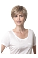 Impressive Straight Short Blonde Lace Front Synthetic Women Wigs