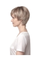 Impressive Straight Short Blonde Lace Front Synthetic Women Wigs