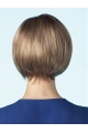 Fantastic Short Straight With Bangs Blonde Synthetic Bobs Amazing Women Wigs