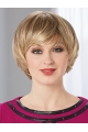 Fashional Short Straight Blonde Bobs High Quality Mono Synthetic Women Wigs