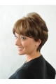 Trendy Auburn Straight Short Capless Synthetic Women Wigs