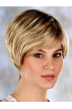 Blonde Faddish Layered Straight Short Capless Synthetic Women Wigs