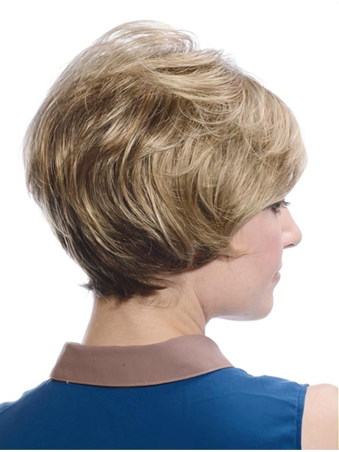 Online Boycuts Straight Short Lace Front  Synthetic Women Wigs