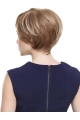 Affordable Straight Short Blonde Boycuts Beautiful Lace Front Synthetic Women Wigs