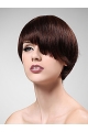 Pleasing Auburn Boycuts Straight Short Capless Synthetic Women Wigs