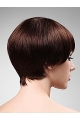 Pleasing Auburn Boycuts Straight Short Capless Synthetic Women Wigs