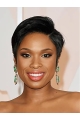 Straight Black Lace Front Short Boycuts Jennifer Hudson Wigs