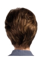 Brown Natural Bobs Straight Short Capless Synthetic Women Wigs