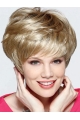  Comfortable Blonde Straight Short Capless Synthetic Women Wigs