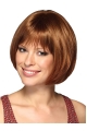 No-fuss Auburn Straight Short Capless Synthetic Women Bob Wigs