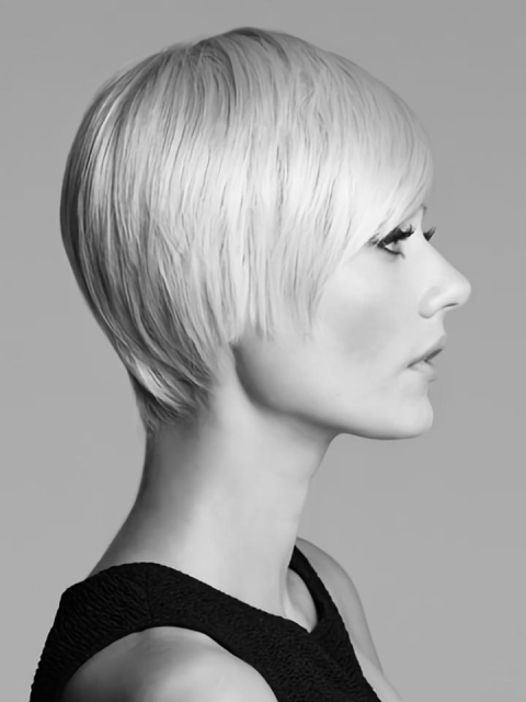 Convenient Blonde Straight Short Capless Synthetic Women Bob Wigs