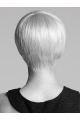 Convenient Blonde Straight Short Capless Synthetic Women Bob Wigs