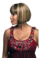 New Blonde Straight Short Capless Human Hair African American Women Wigs