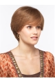 Top Monofilament Straight Short With Bangs Synthetic Women Wigs