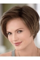 Monofilament Cosy Without Bangs Straight Short Human Hair Women Wigs For Cancer