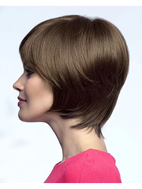 Lace Front Straight Short Synthetic Traditional women bob Wigs