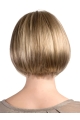 Blonde Straight Short Monofilament Synthetic Women Bob Wigs