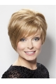 Blonde Straight Short Lace Front Synthetic Women Wigs