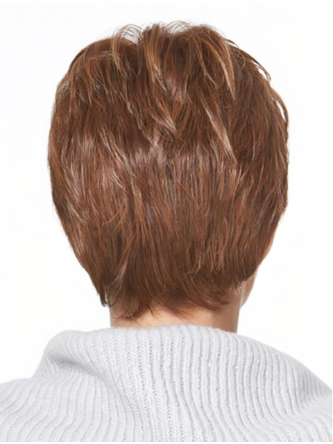 Brown Great Monofilament Straight Short Synthetic Women Wigs