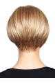 Impressive Blonde Straight Short Capless Synthetic Women Bob Wigs