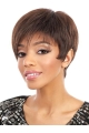 Auburn Straight Short Capless Synthetic Easeful Women Wigs