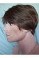 Cosy Brown Straight Short Capless Synthetic Men Wigs