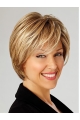 Synthetic Short Blonde Lace Front Cosy Synthetic Women Wigs For Cancer