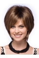 Comfortable Brown Straight Short Capless Synthetic Women Bob Wigs