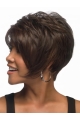 Brown Convenient Layered Straight Short Capless Synthetic Women Wigs