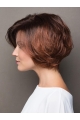 Red Short Wavy Capless Synthetic Women Bob Wigs