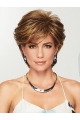 Wavy Short 4" Capless Layered Best Synthetic Women Wigs 