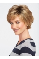  4" Wavy Short Brown Capless  Quality Synthetic Women Wigs