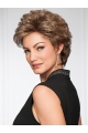 Wavy Brown Short Classic Womens Capless Synthetic Wig