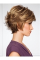 Brown 6" Wavy Short Capless Synthetic Women Wigs