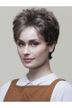 6" Wavy Brown Classic Short Lace Front Synthetic Women Wigs