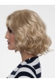 Modern Blonde Wavy Short 10" Lace Front Synthetic Women Wigs