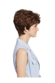  Classic Wavy 8" Short Brown Capless Synthetic Women Wigs