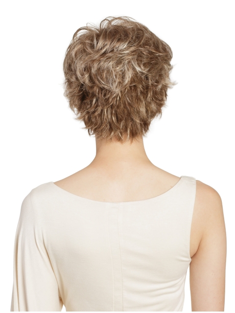 Classic Blonde Wavy Short 8" Capless Synthetic Lady Wig