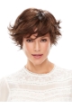 6" Wavy Short Hand-Tied Synthetic Women Wigs