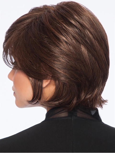 Wavy Brown Short Best Capless Synthetic Women Wigs