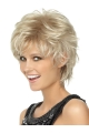 Blonde Wavy Short Capless Synthetic Women Wigs