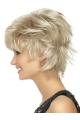 Blonde Wavy Short Capless Synthetic Women Wigs