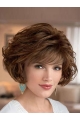 Perfect Brown Wavy Short Capless Classic Synthetic Women Wigs