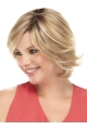 Stylish Blonde Wavy Short Lace Front Remy Human Hair Women Wigs