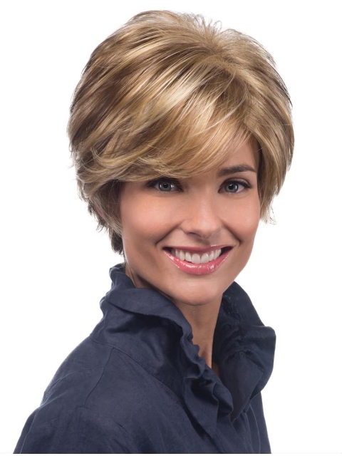 Short Wavy Capless Heat Friendly Synthetic Women Wigs