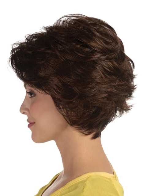 Radiant Wavy Short Lace Front Classic Synthetic Women Wigs