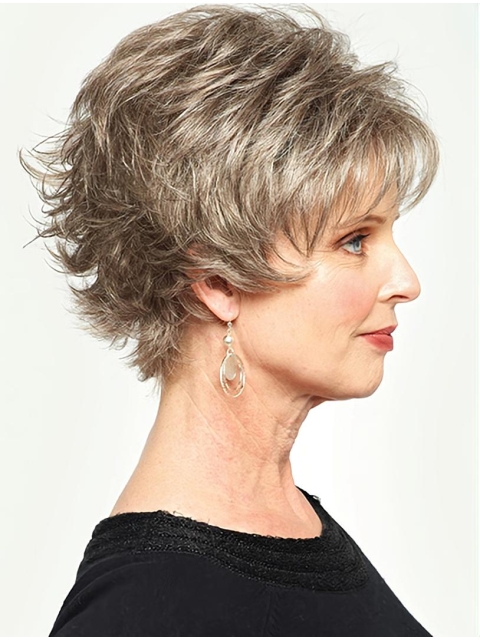 Fashion Wavy Short Capless Classic Synthetic Women Wigs